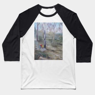 'Getting Firewood' Baseball T-Shirt